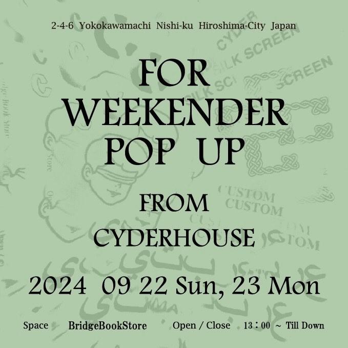 CYDERHOUSE POP UP