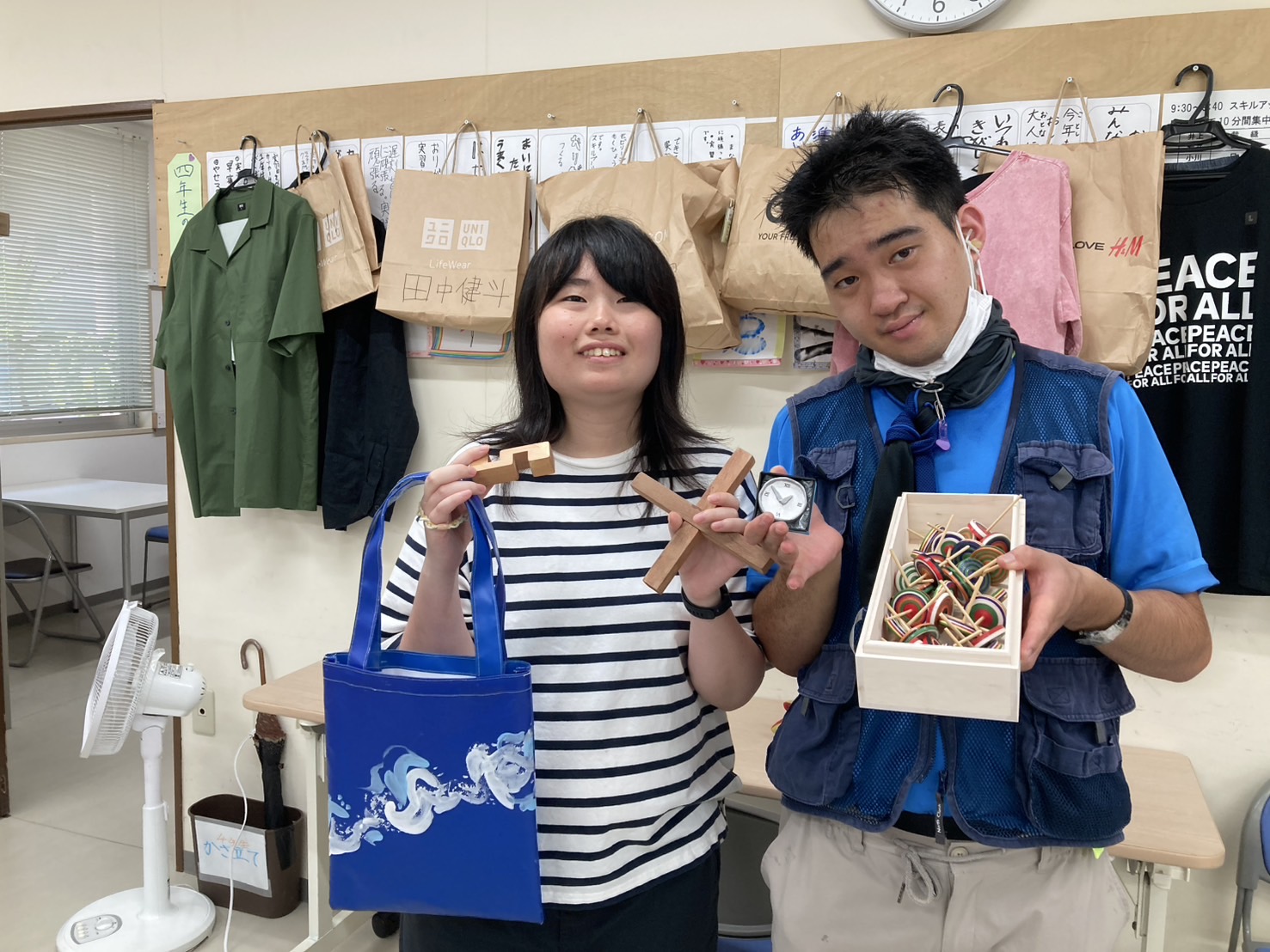 まなびキャンパスひろしま　ワークショップ・小物販売